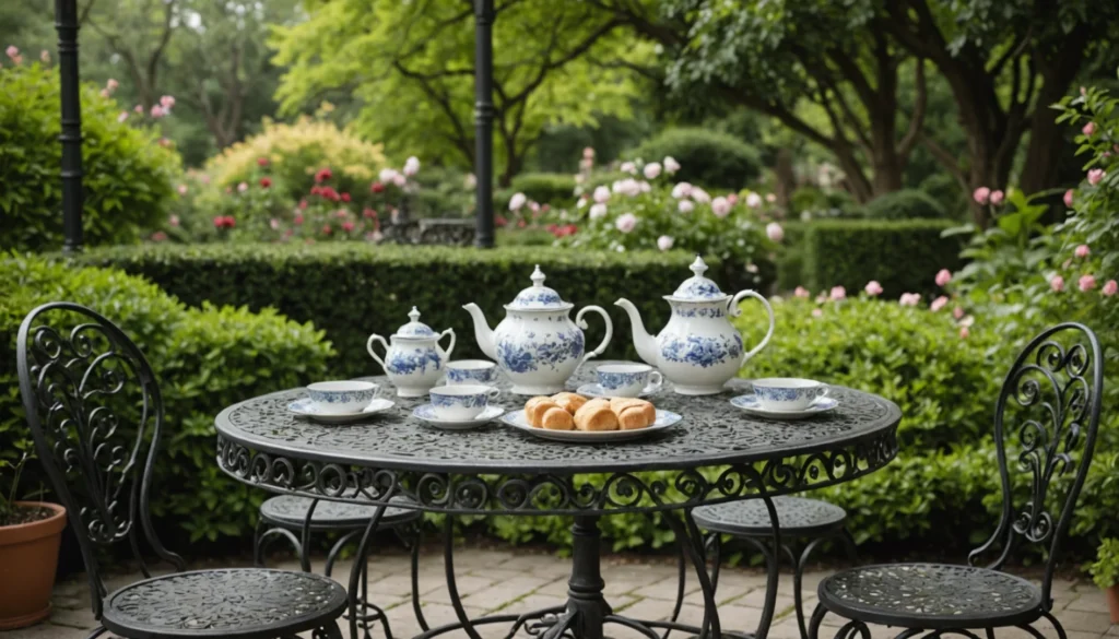 jardin fer forgé