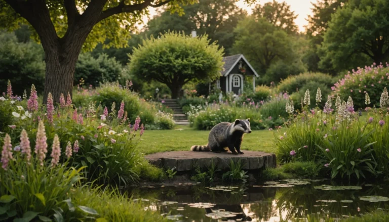photos de blaireau dans le jardin