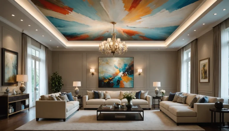 idées de décoration pour hauts plafonds