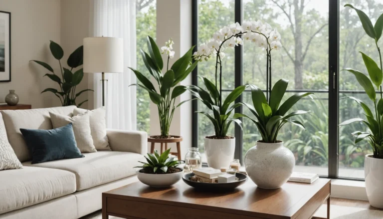 plante d’intérieur à fleurs blanches